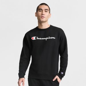 Powerblend Crewneck Sweatshirt. Classic Script Logo