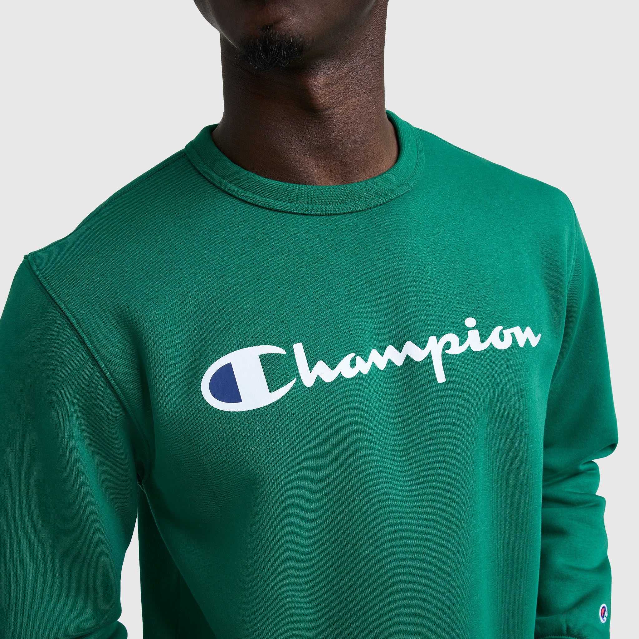Powerblend Crewneck Sweatshirt. Classic Script Logo - Image 4