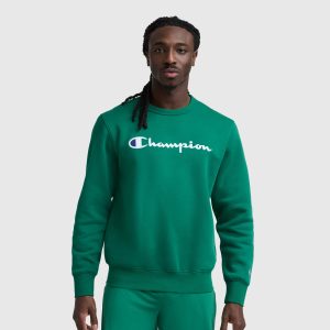 Powerblend Crewneck Sweatshirt. Classic Script Logo