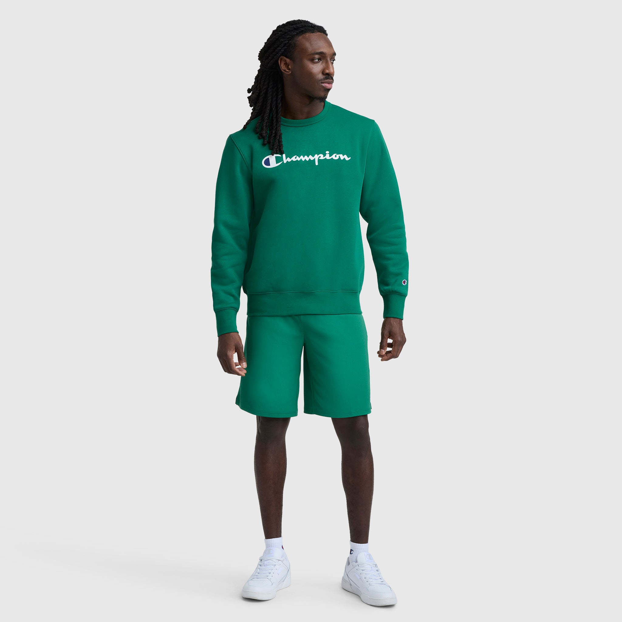Powerblend Crewneck Sweatshirt. Classic Script Logo - Image 5