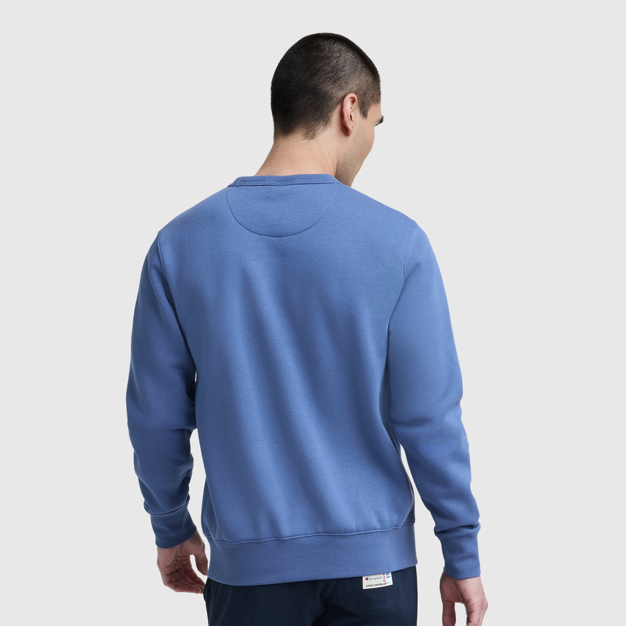 Powerblend Crewneck Sweatshirt. Classic Script Logo - Image 2