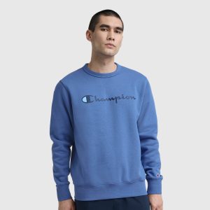Powerblend Crewneck Sweatshirt. Classic Script Logo