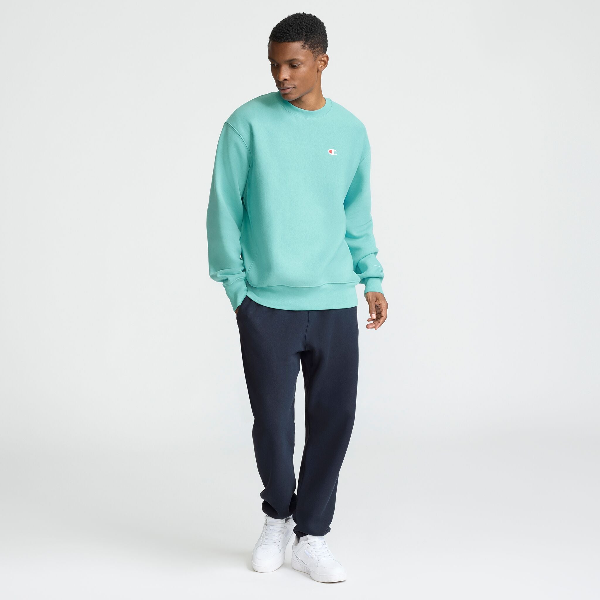 Reverse Weave Crewneck Sweatshirt. C Logo - Image 5