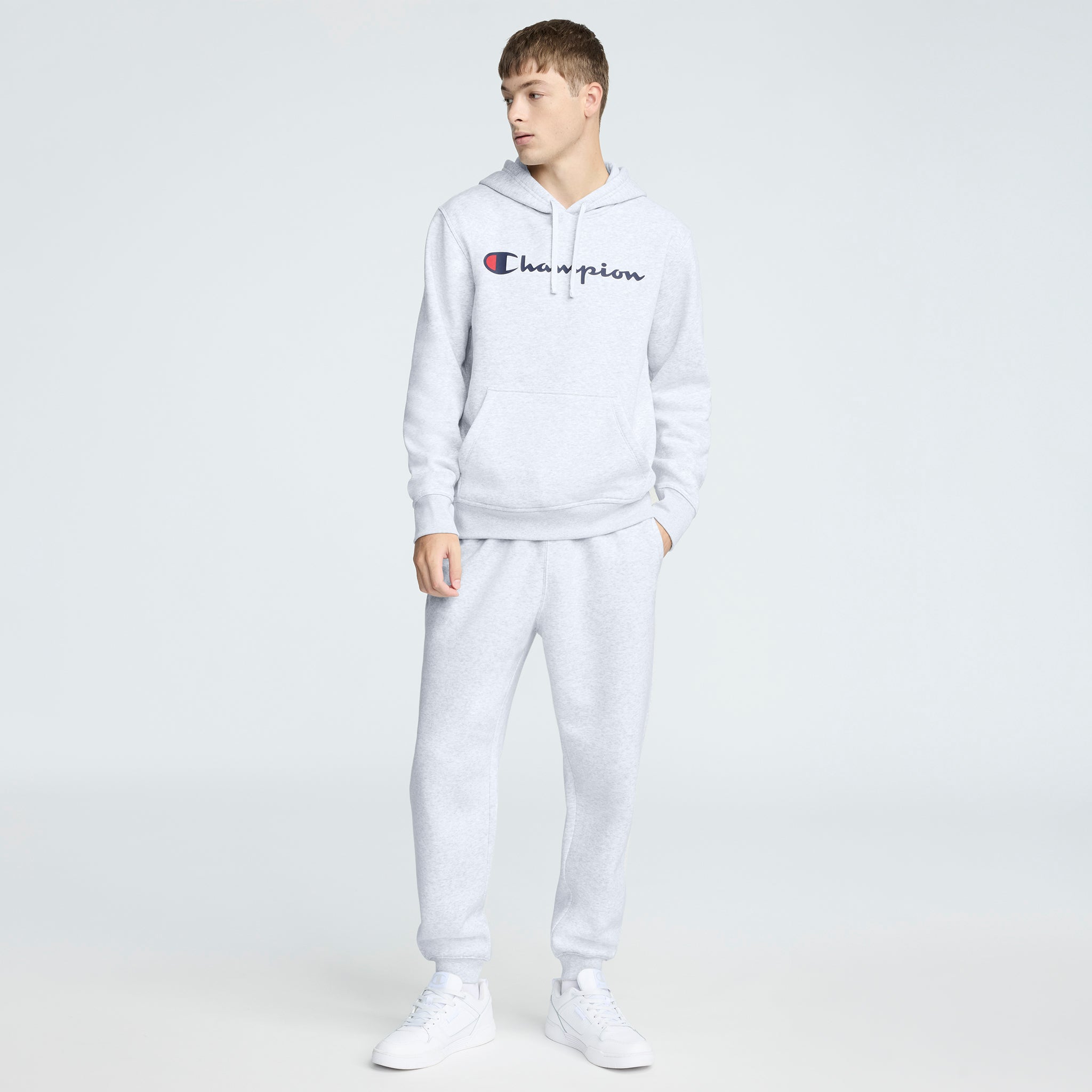 Powerblend Hoodie. Full Script Logo - Image 4