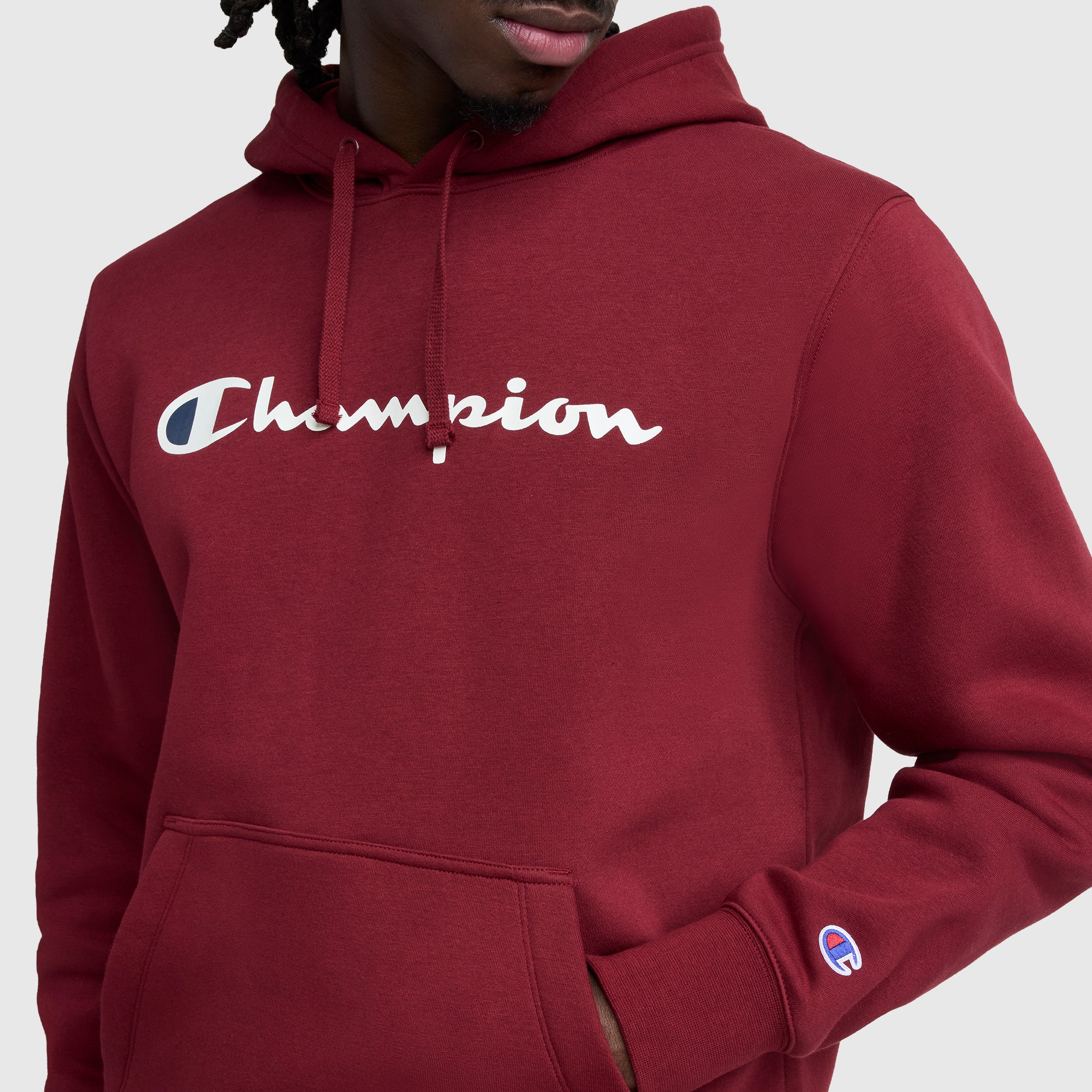 Powerblend Hoodie. Full Script Logo - Image 5