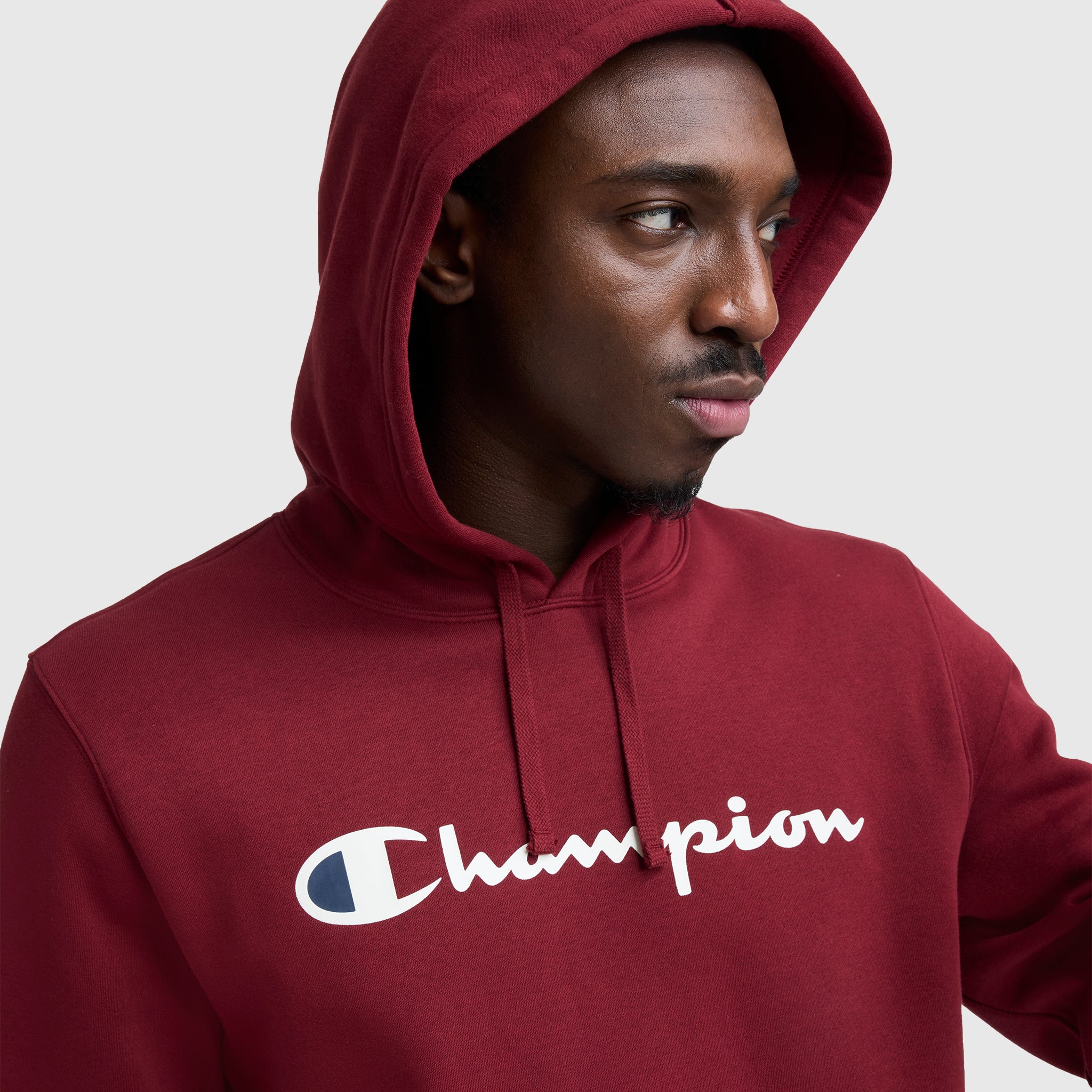 Powerblend Hoodie. Full Script Logo - Image 4