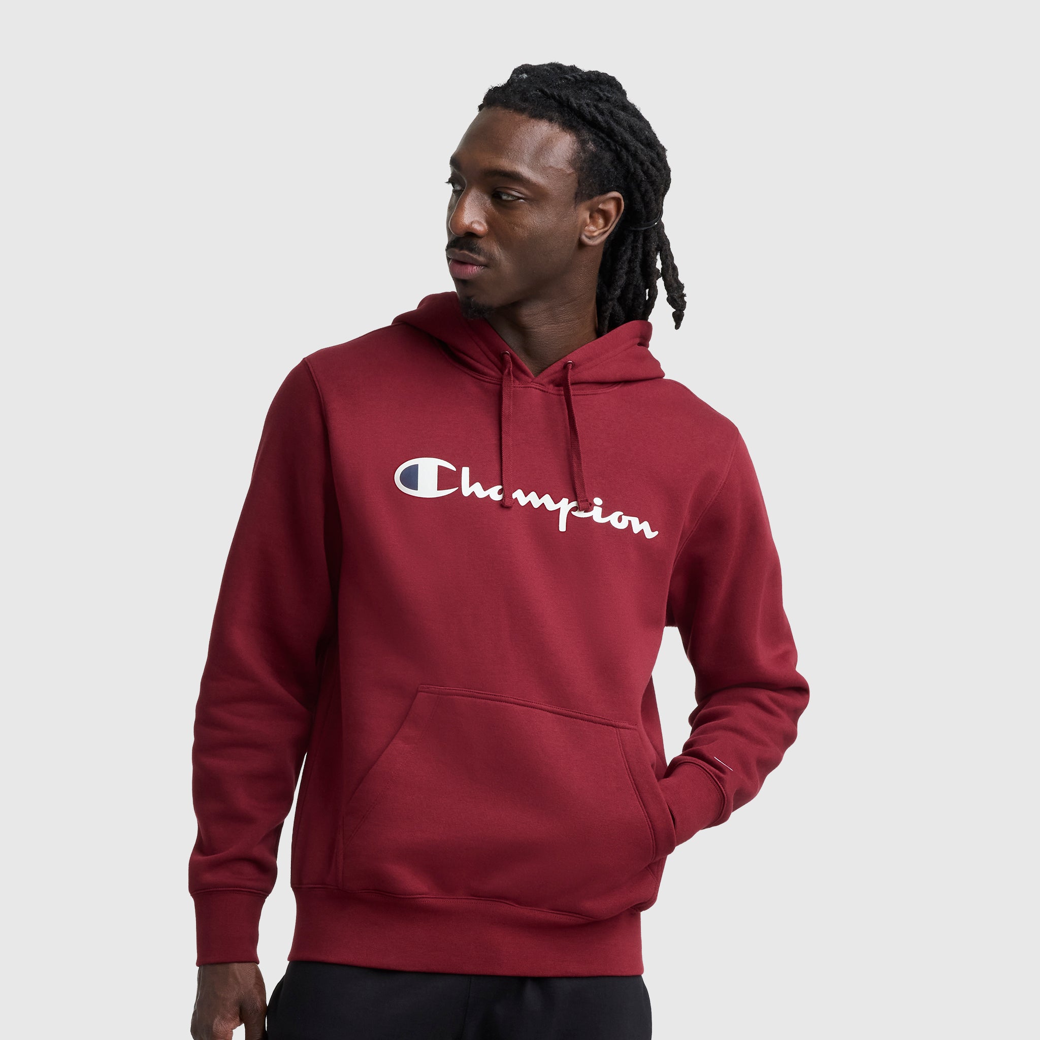 Powerblend Hoodie. Full Script Logo - Image 2