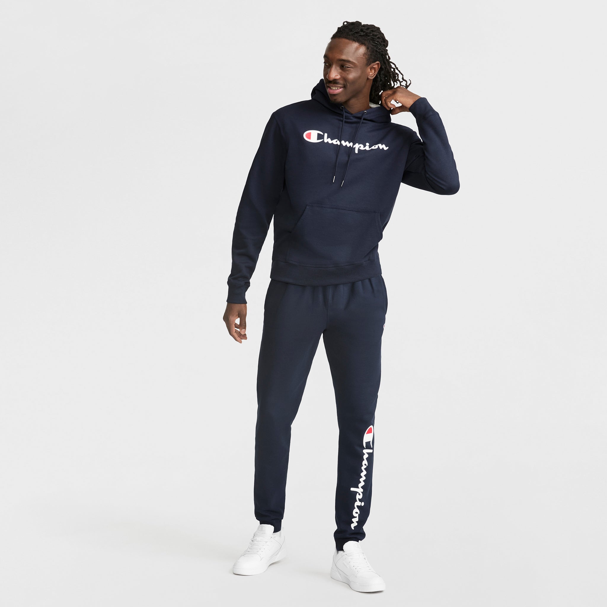 Powerblend Hoodie. Full Script Logo - Image 4