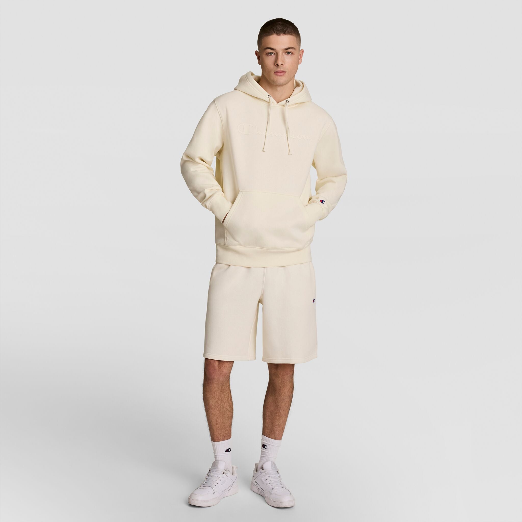 Powerblend Hoodie. Tonal Script Logo - Image 4