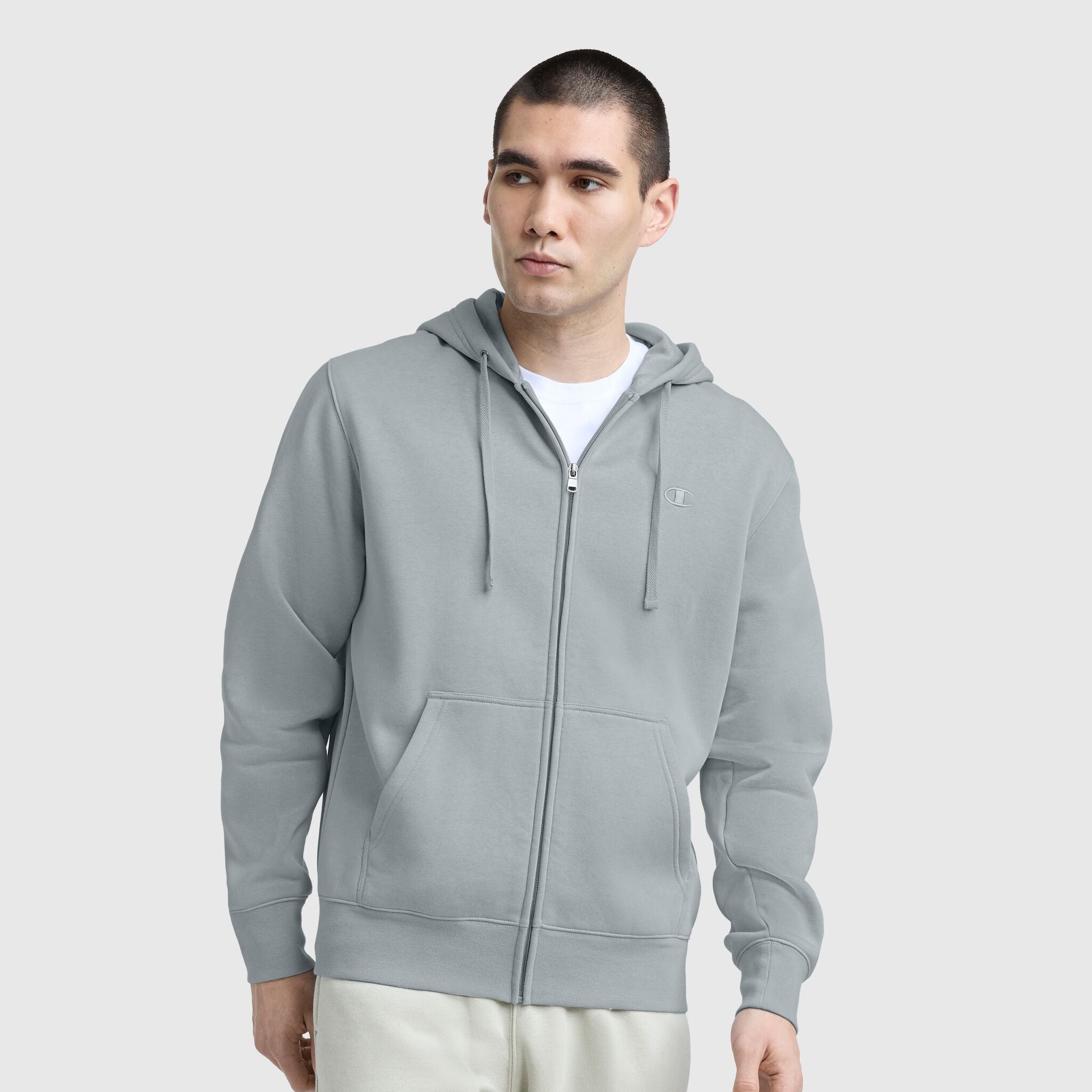 Powerblend Full-Zip Hoodie. C Logo