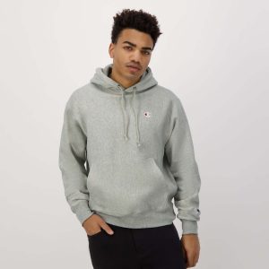 Reverse Weave Hoodie. C Logo