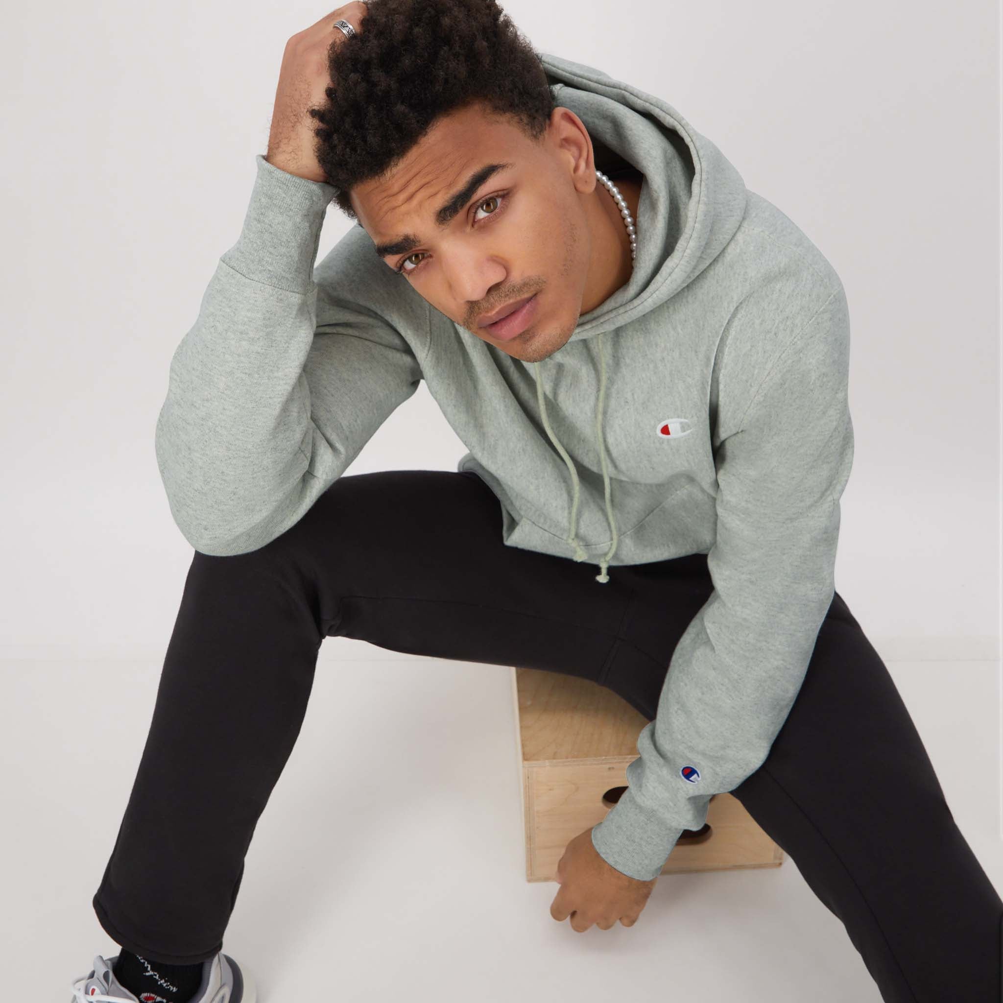 Reverse Weave Hoodie. C Logo - Image 5
