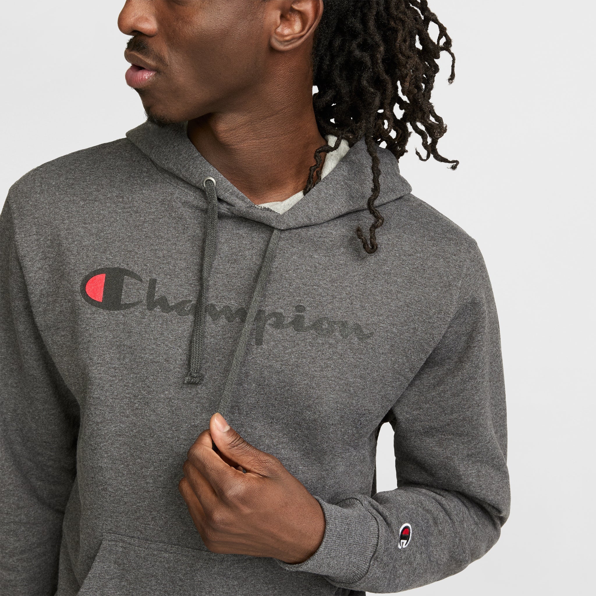 Powerblend Hoodie. Full Script Logo - Image 3