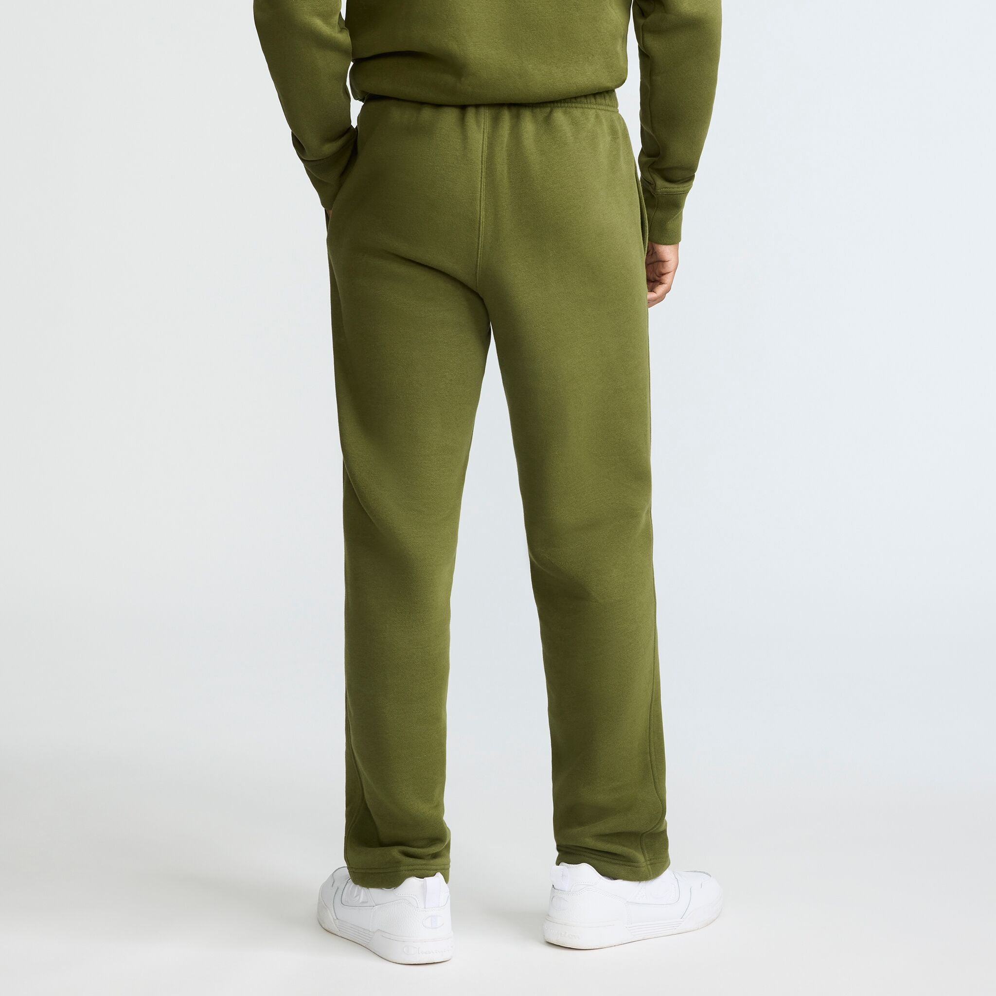 Powerblend Sweatpants. Open Hem. C Logo