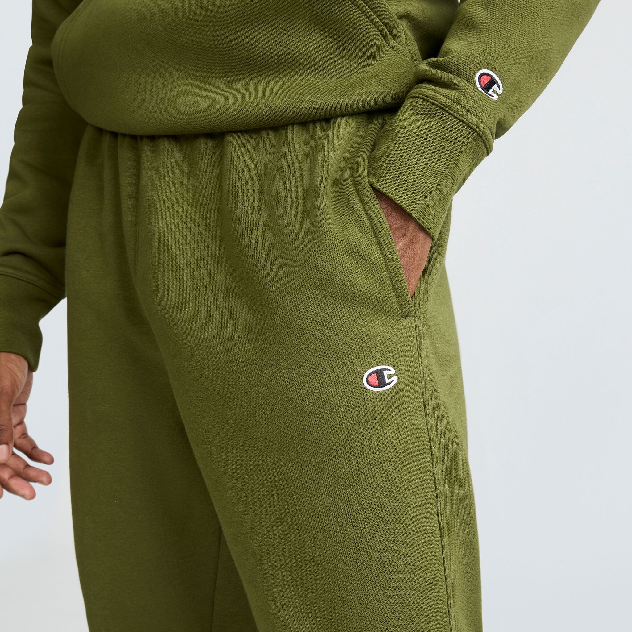 Powerblend Sweatpants. Open Hem. C Logo - Image 3