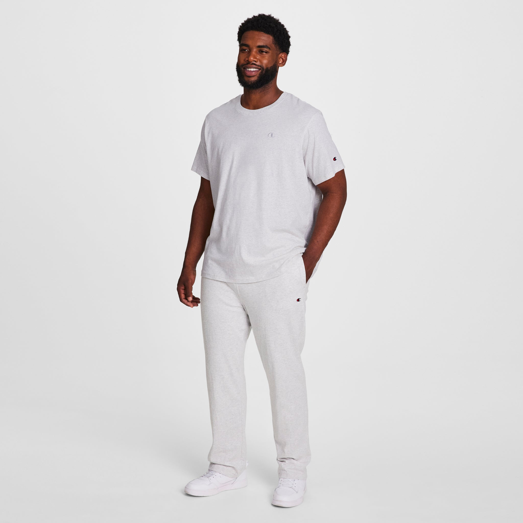 Open Bottom Everyday Cotton Pant - Big & Tall - Image 4
