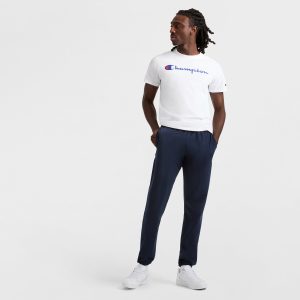 Lightweight Lounge Pants. Cinched Hem. C Logo