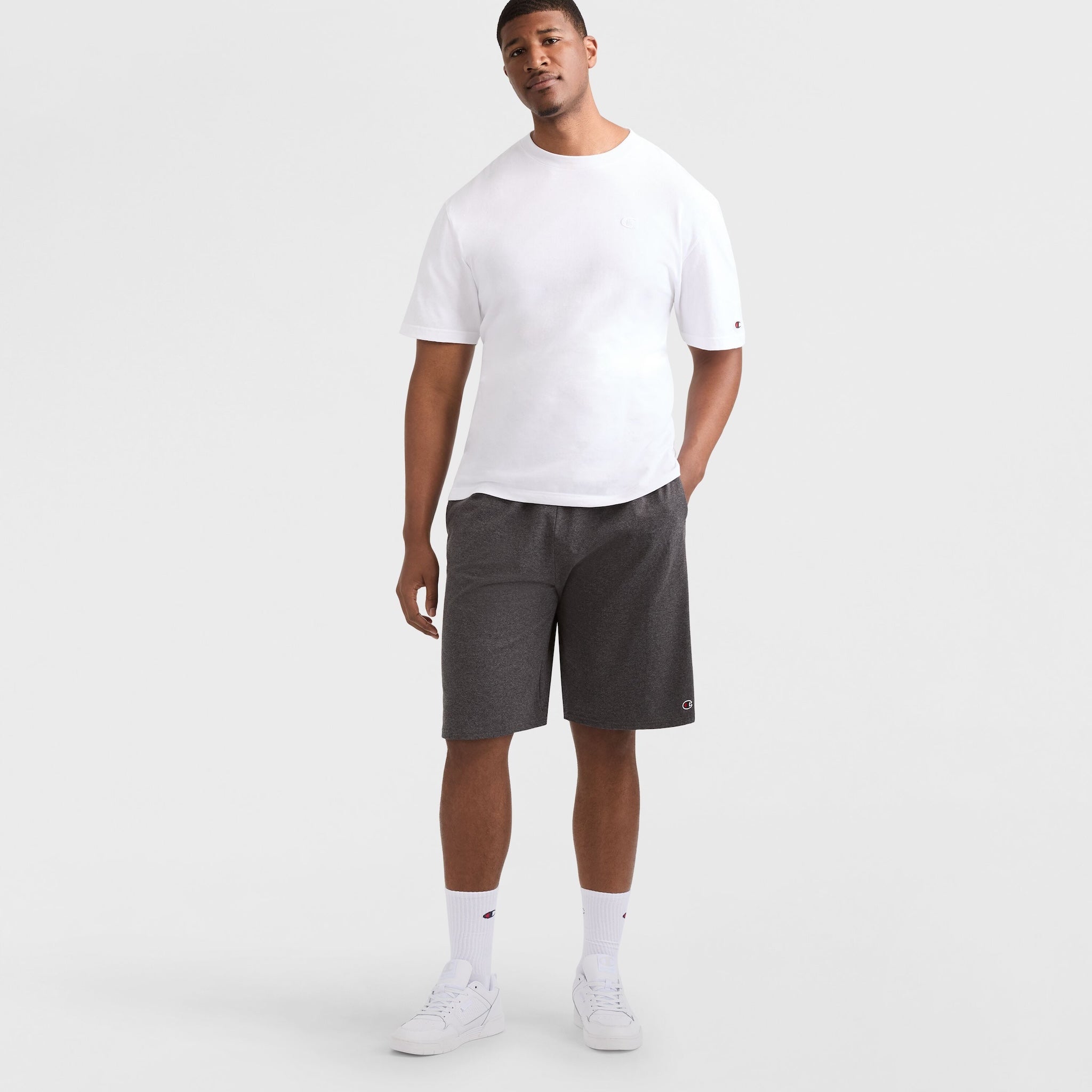 9 Lightweight Lounge Shorts. C Patch Logo - Big & Tall - Image 4