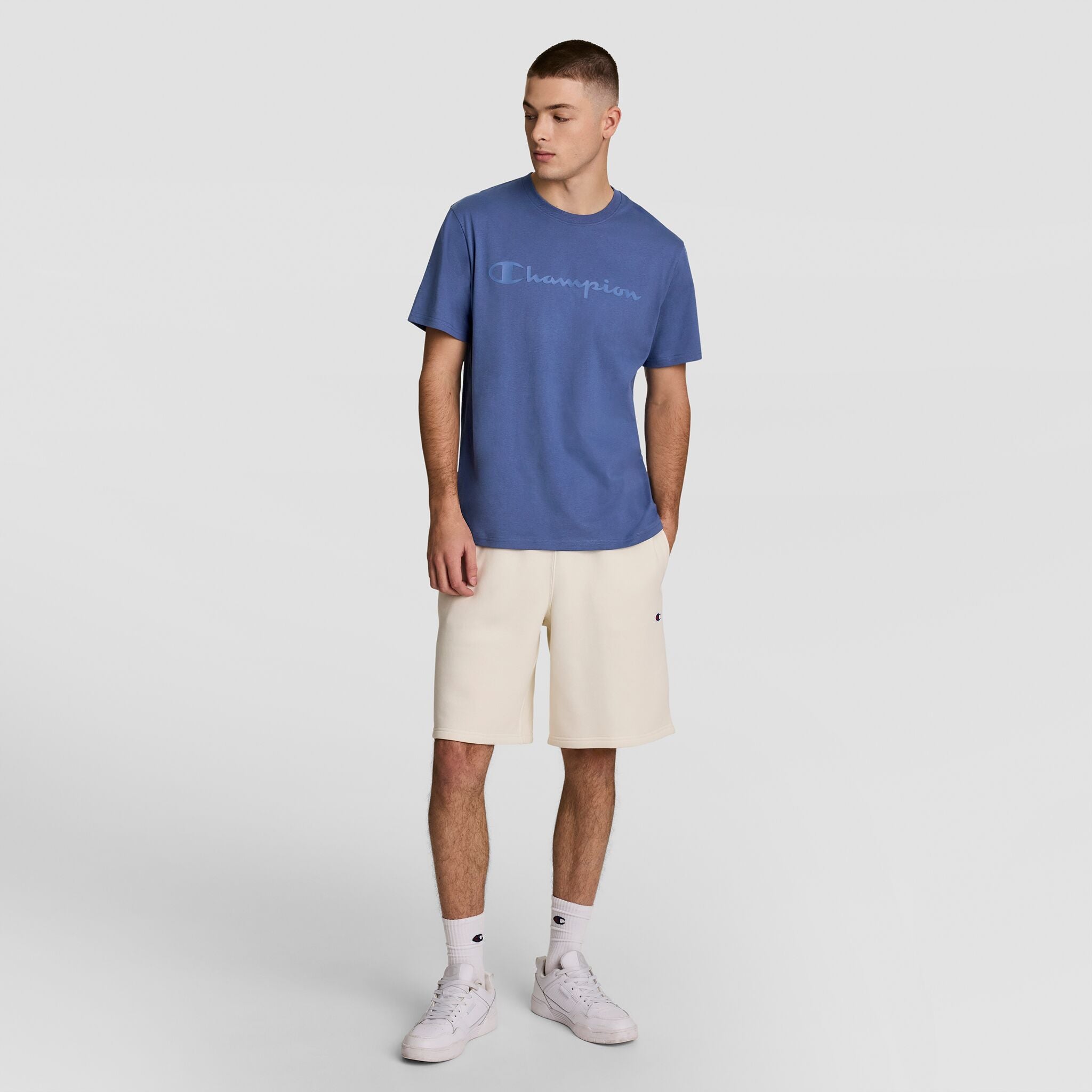 Classic Graphic T-Shirt. Tonal Script Logo - Image 5