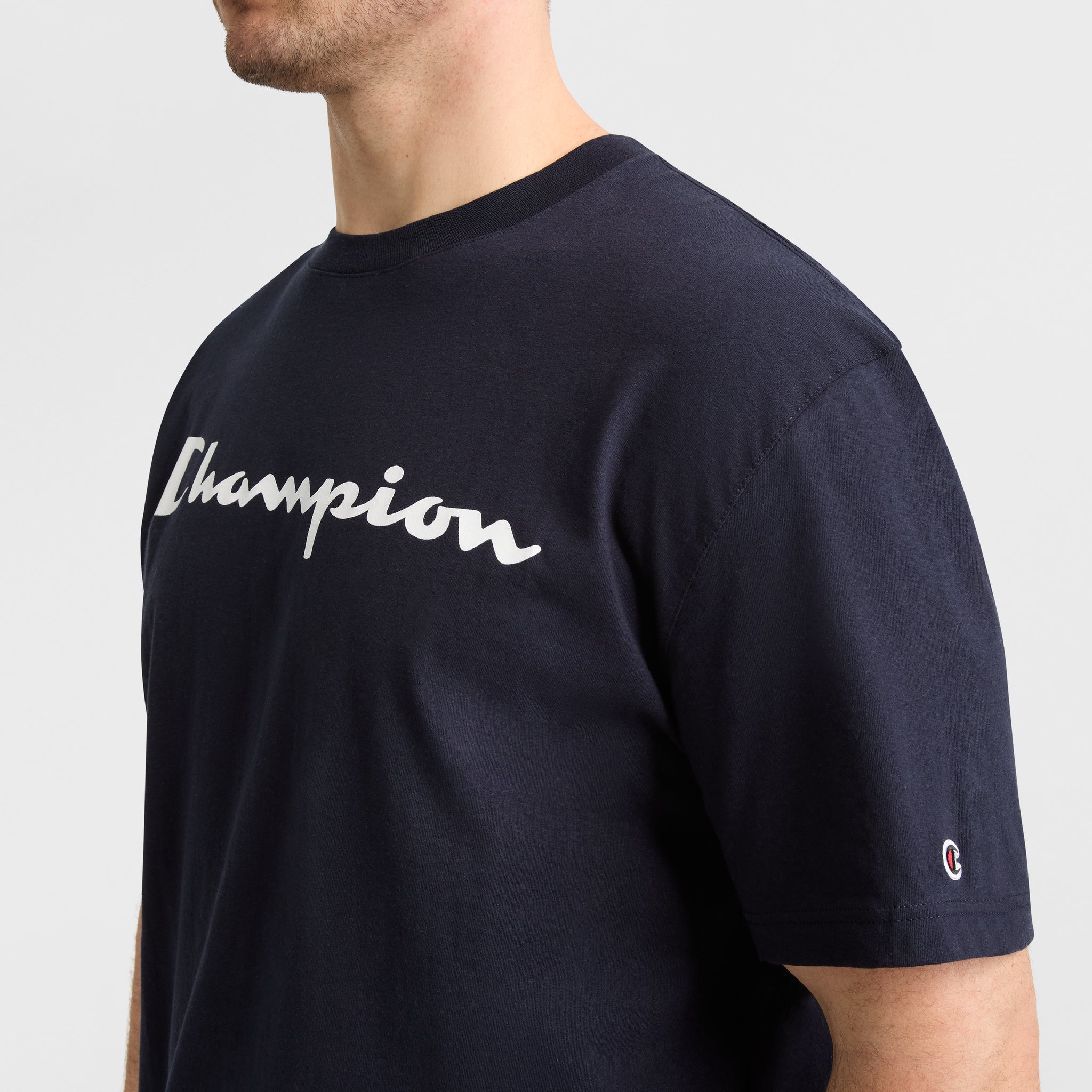 Classic Graphic T-Shirt. Script Logo - Big & Tall - Image 3