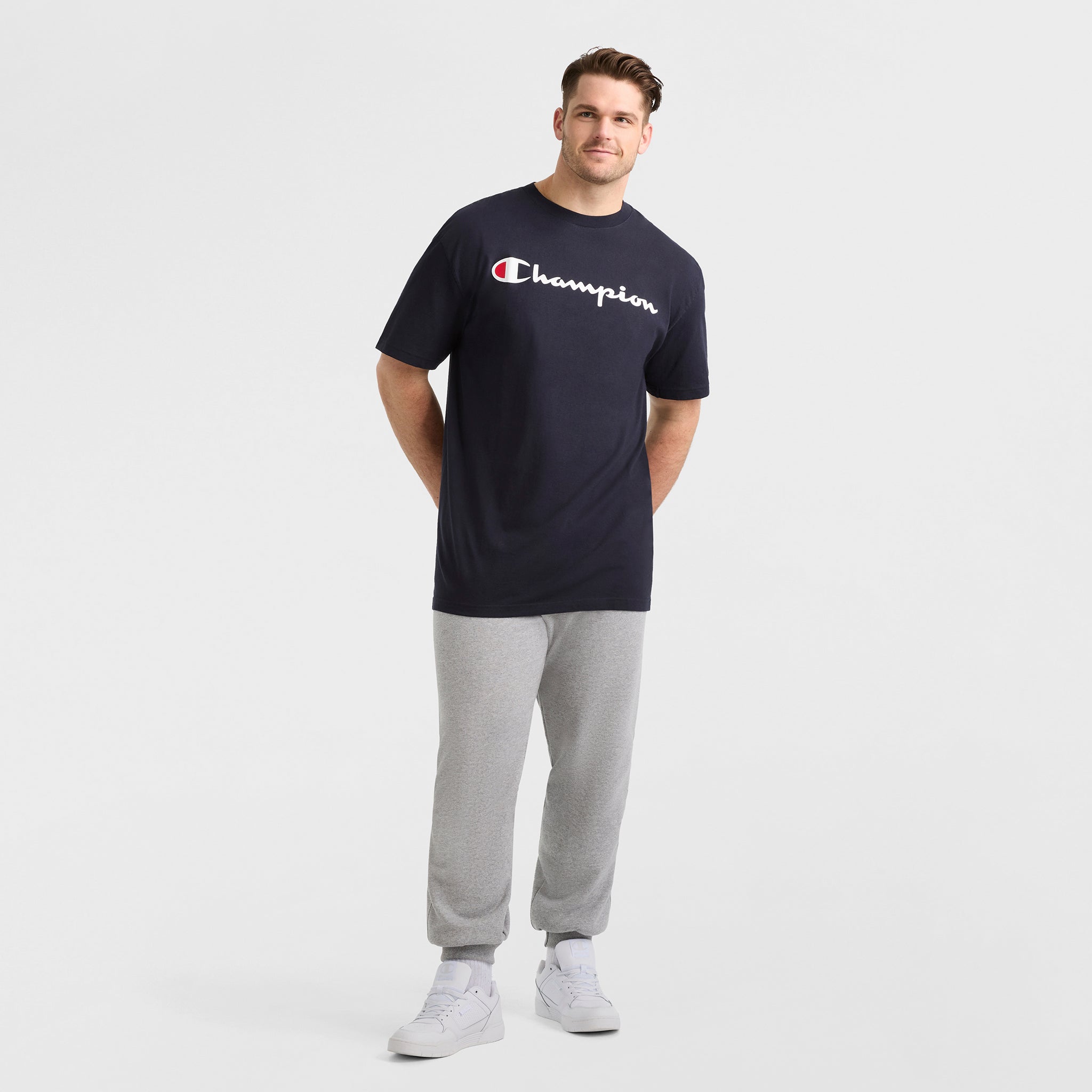 Classic Graphic T-Shirt. Script Logo - Big & Tall - Image 4