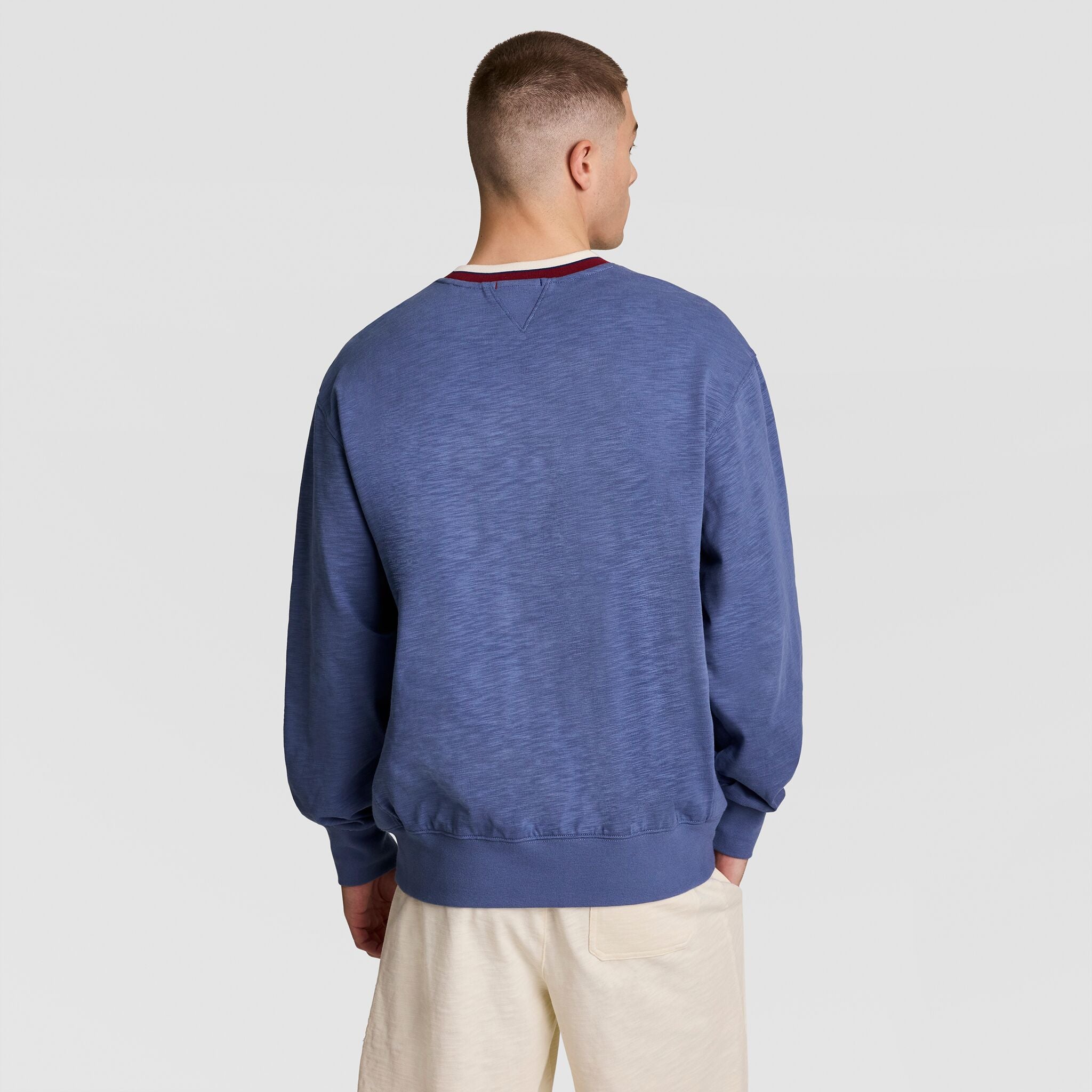 Modern Retro Washed Crew Sweatshirt. C Logo - Image 2