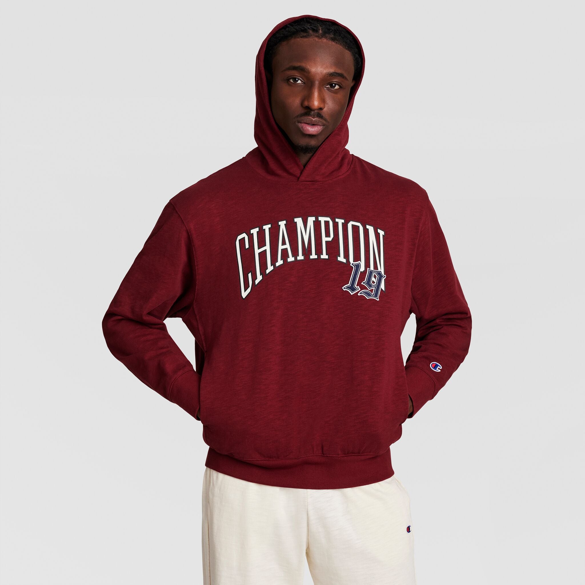 Modern Retro Washed Hoodie. C Logo - Image 3