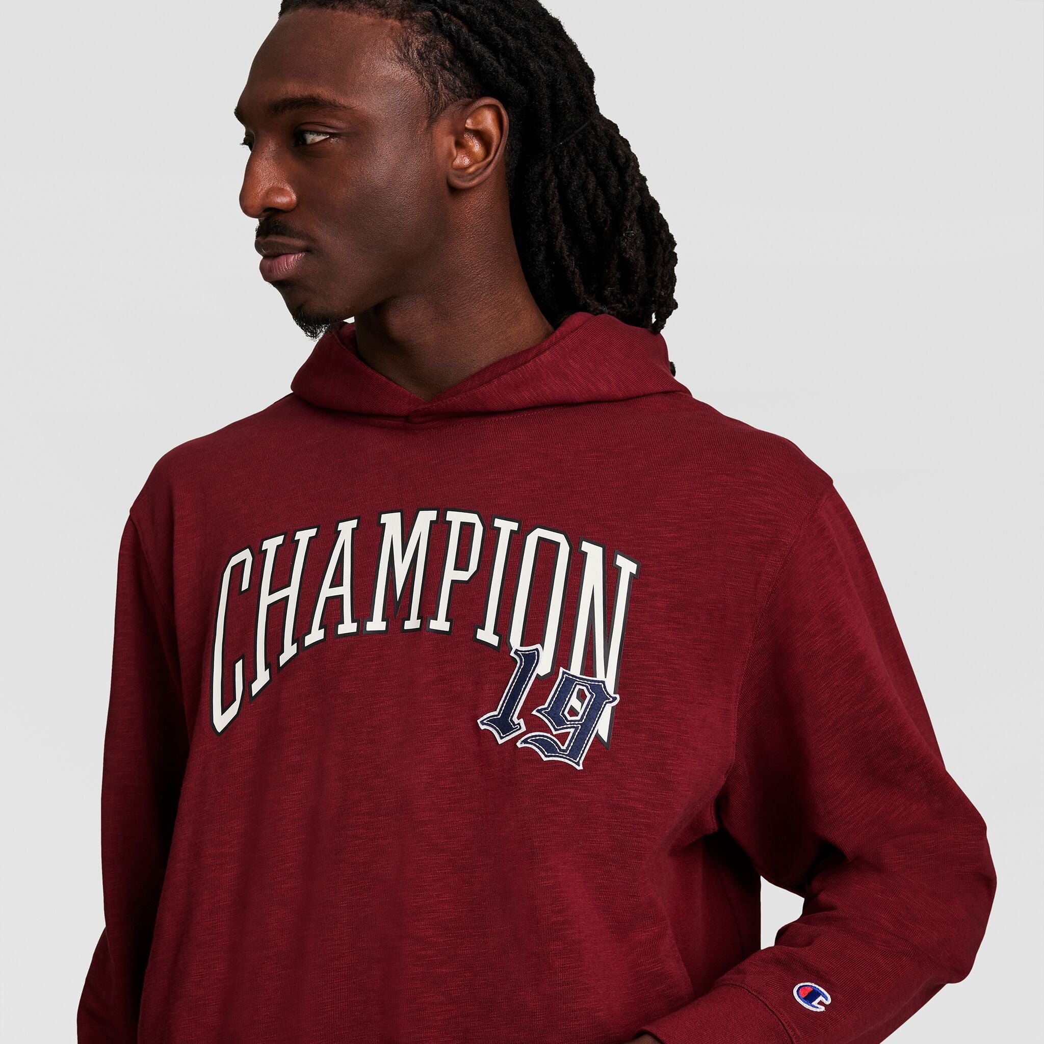 Modern Retro Washed Hoodie. C Logo - Image 6