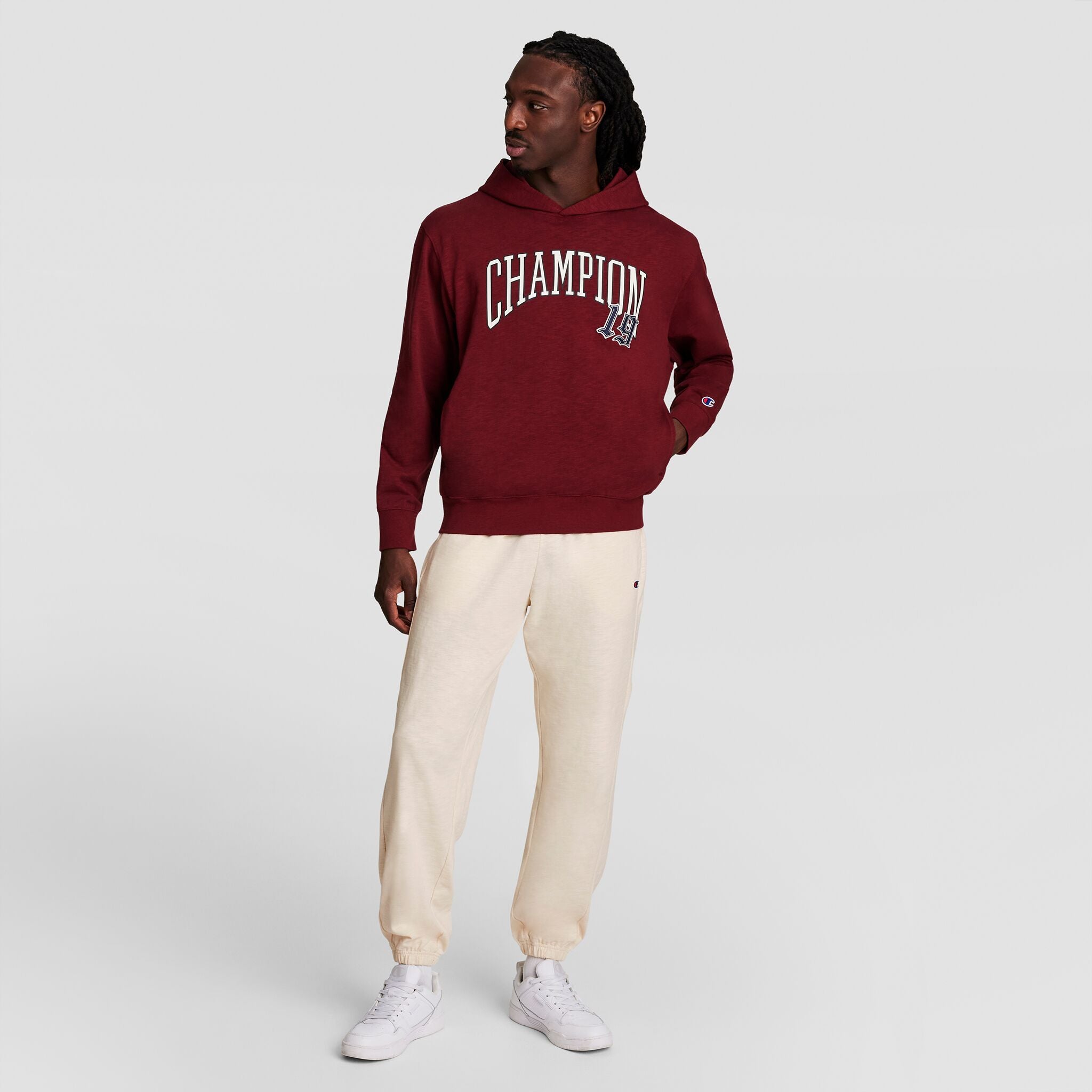 Modern Retro Washed Hoodie. C Logo - Image 5