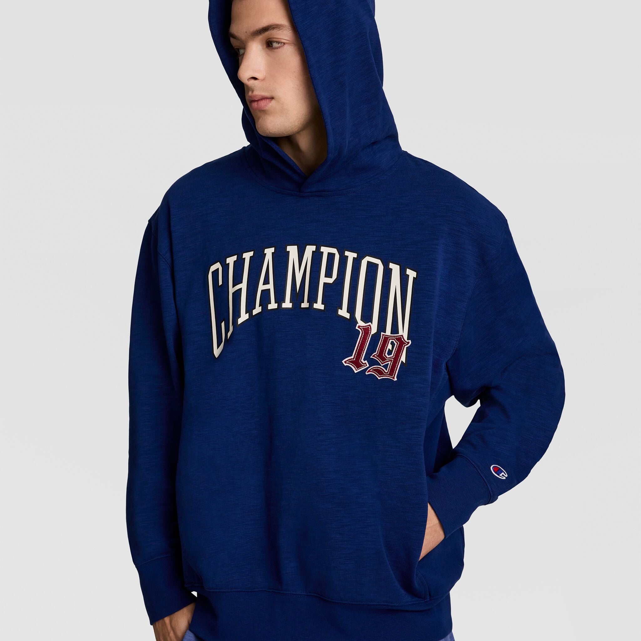 Modern Retro Washed Hoodie. C Logo - Image 4