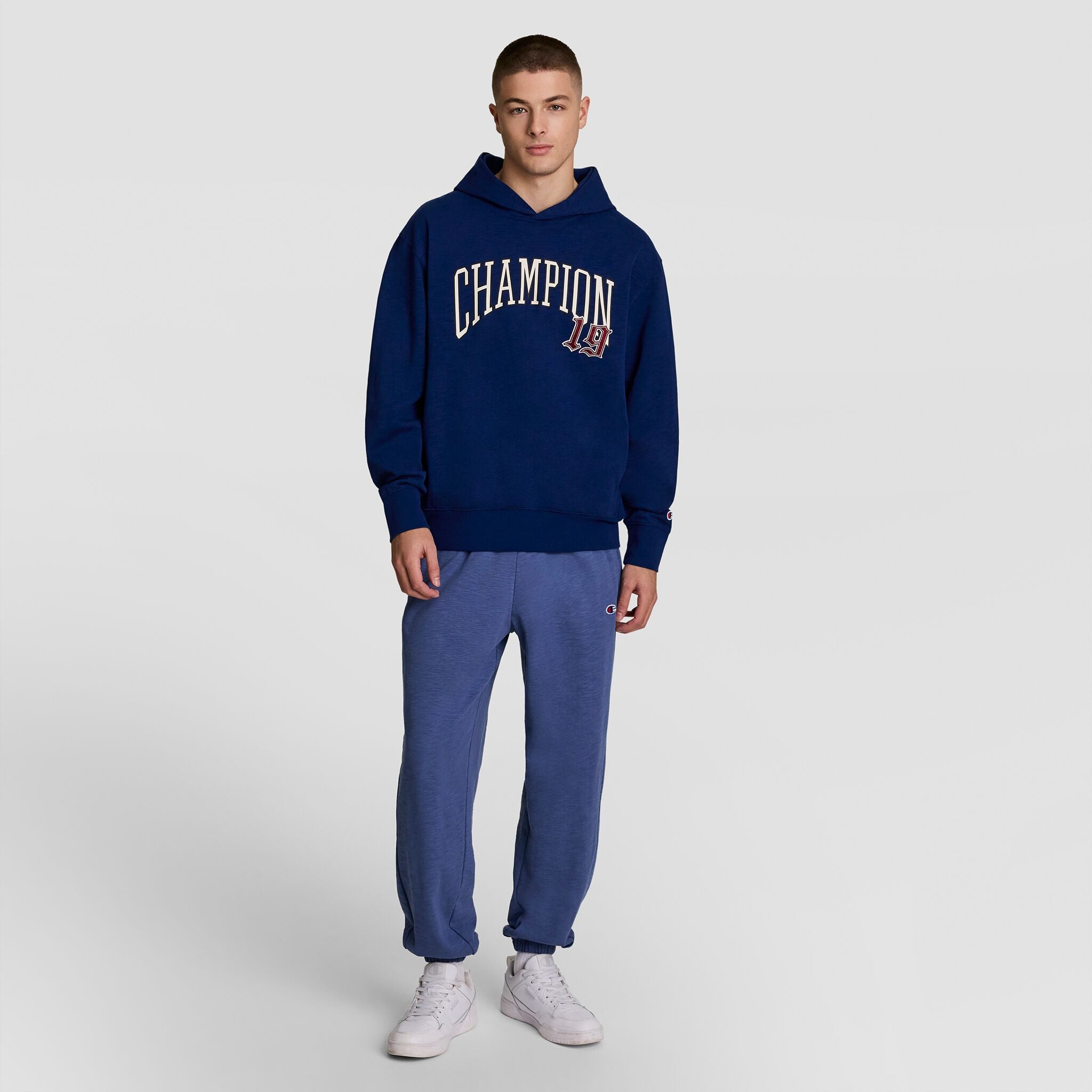 Modern Retro Washed Hoodie. C Logo - Image 5