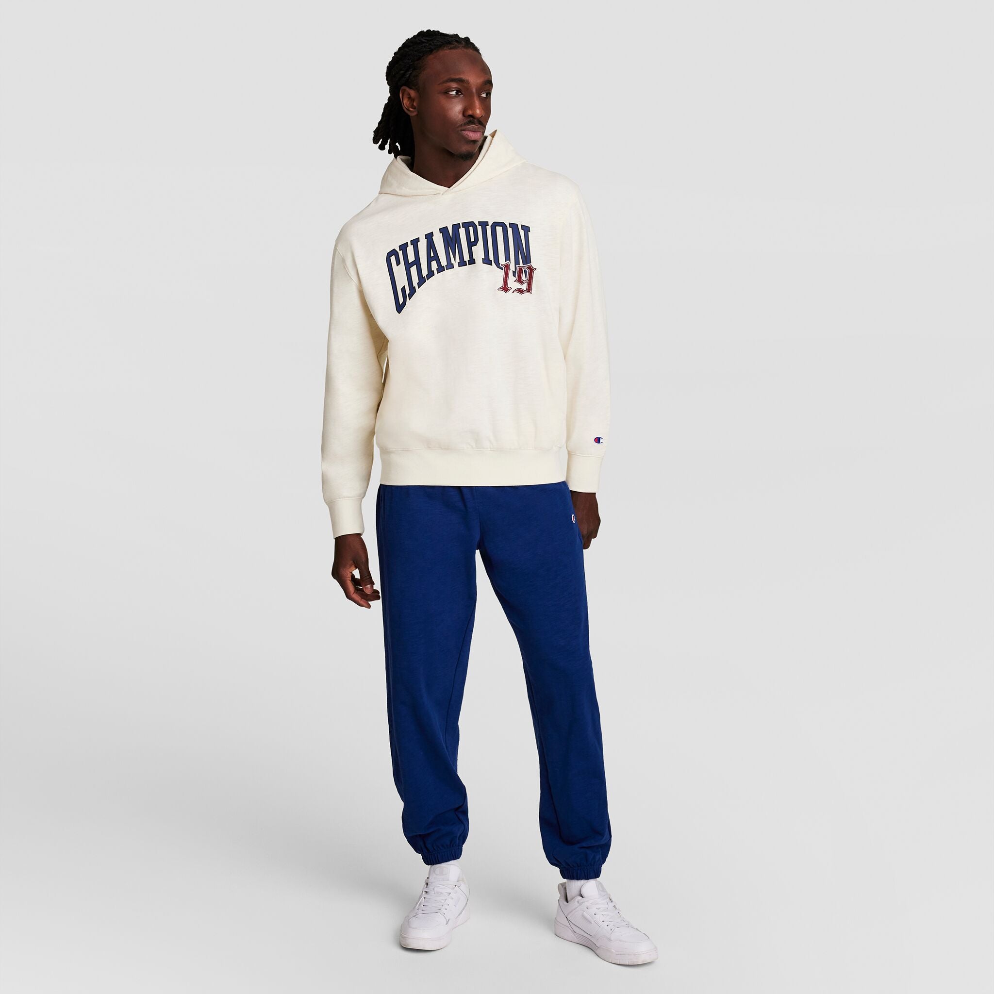 Modern Retro Washed Hoodie. C Logo - Image 5