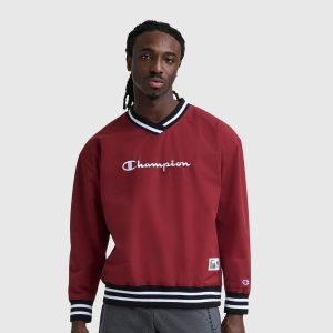 Gridiron V-Neck Pullover. C Logo