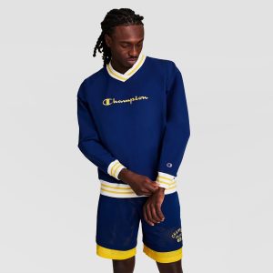 Gridiron V-Neck Pullover. C Logo