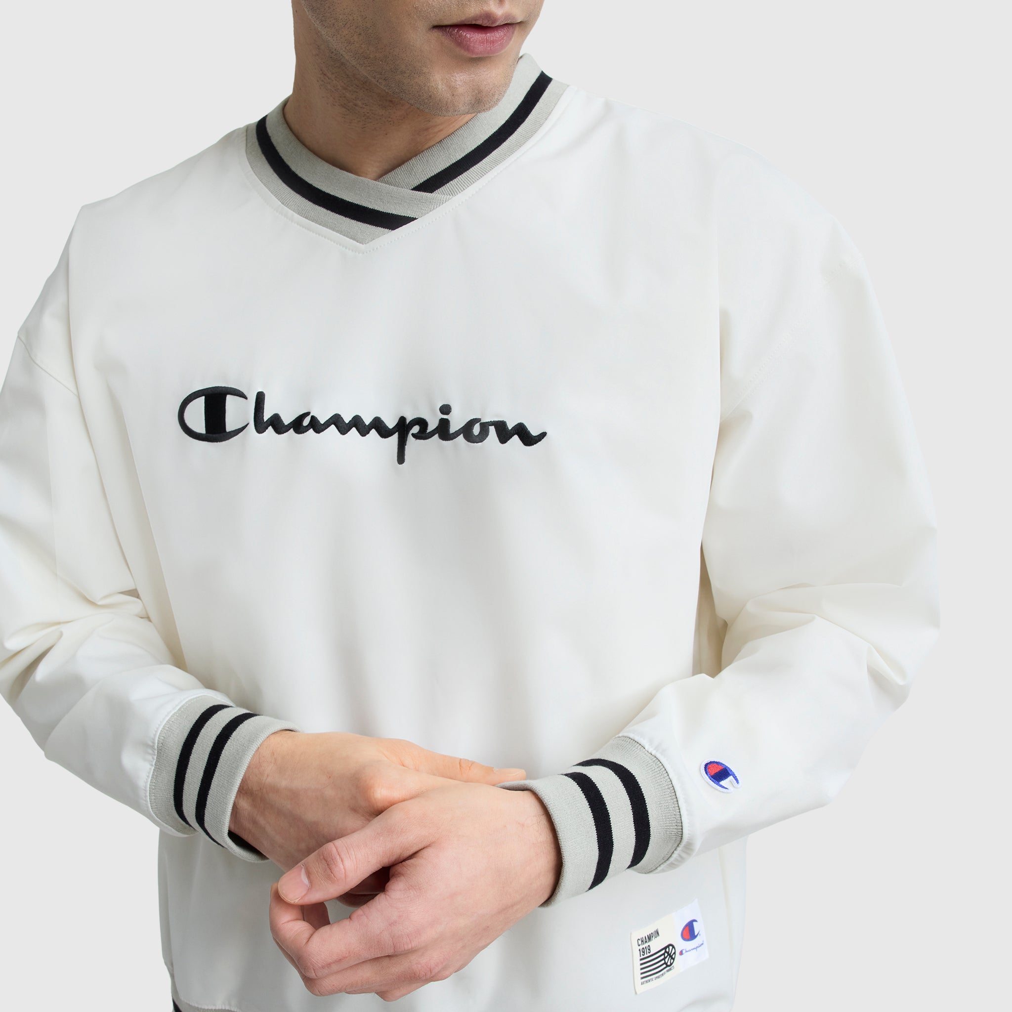 Gridiron V-Neck Pullover. C Logo - Image 3