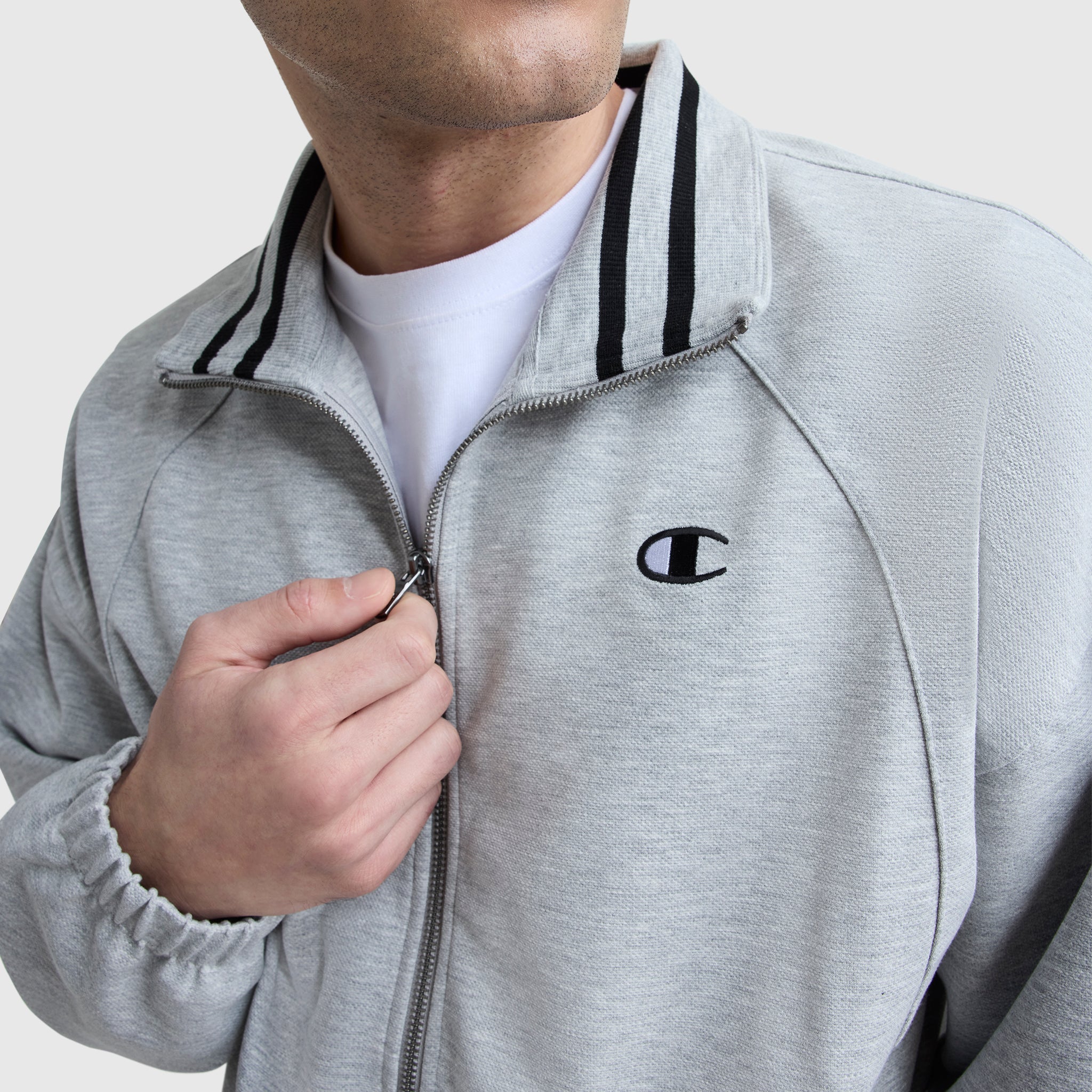 Gameday Full Zip Mock Neck. C Logo - Image 4