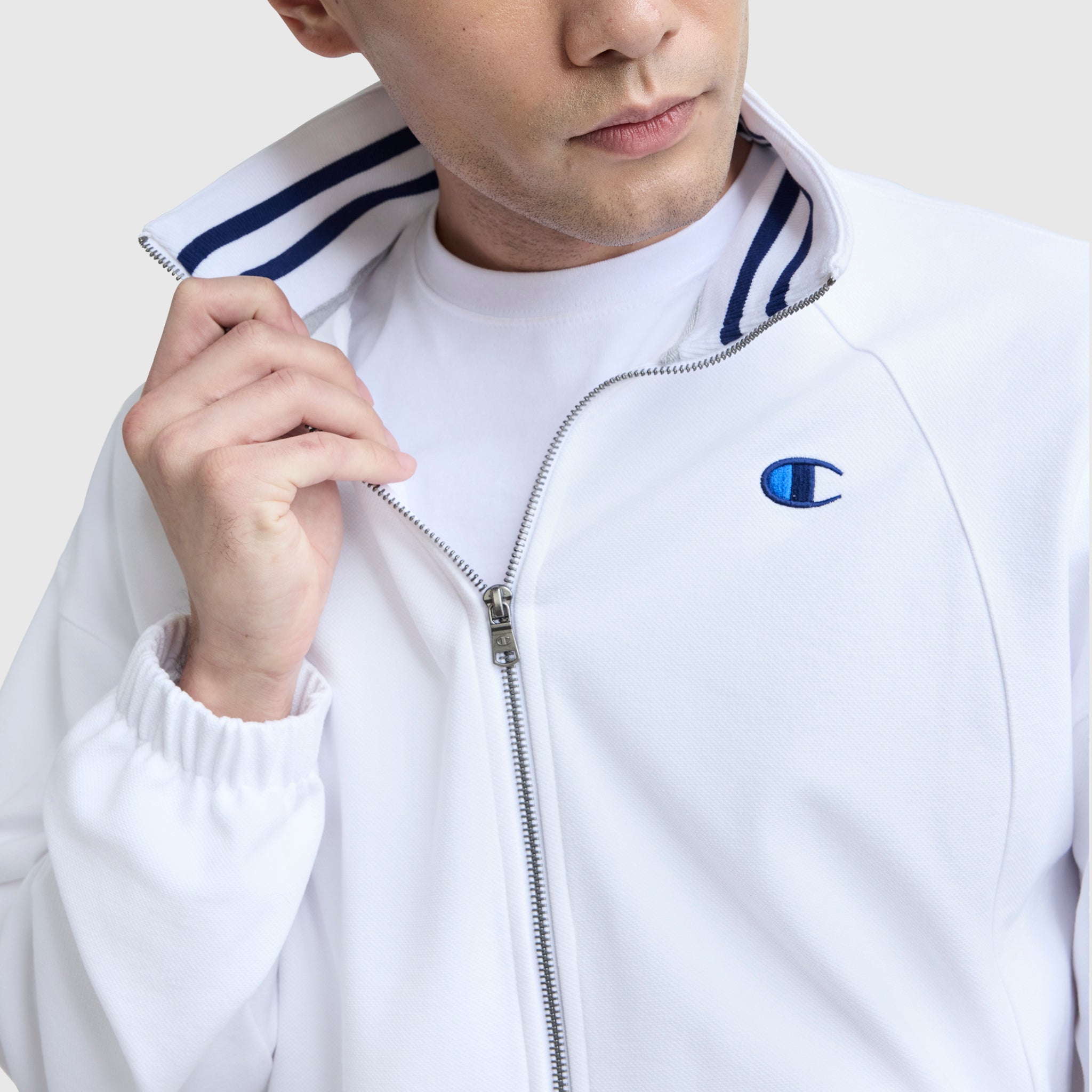 Gameday Full Zip Mock Neck. C Logo - Image 3