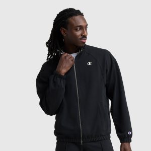 Gameday Full Zip Mock Neck. C Logo