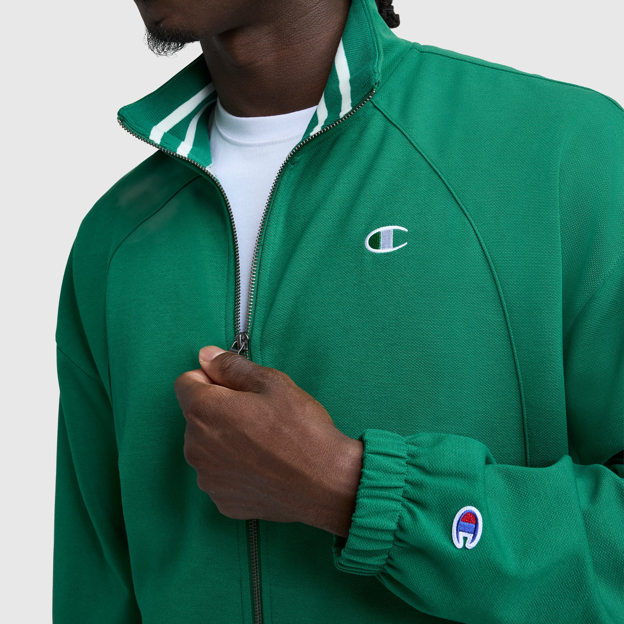 Gameday Full Zip Mock Neck. C Logo - Image 3