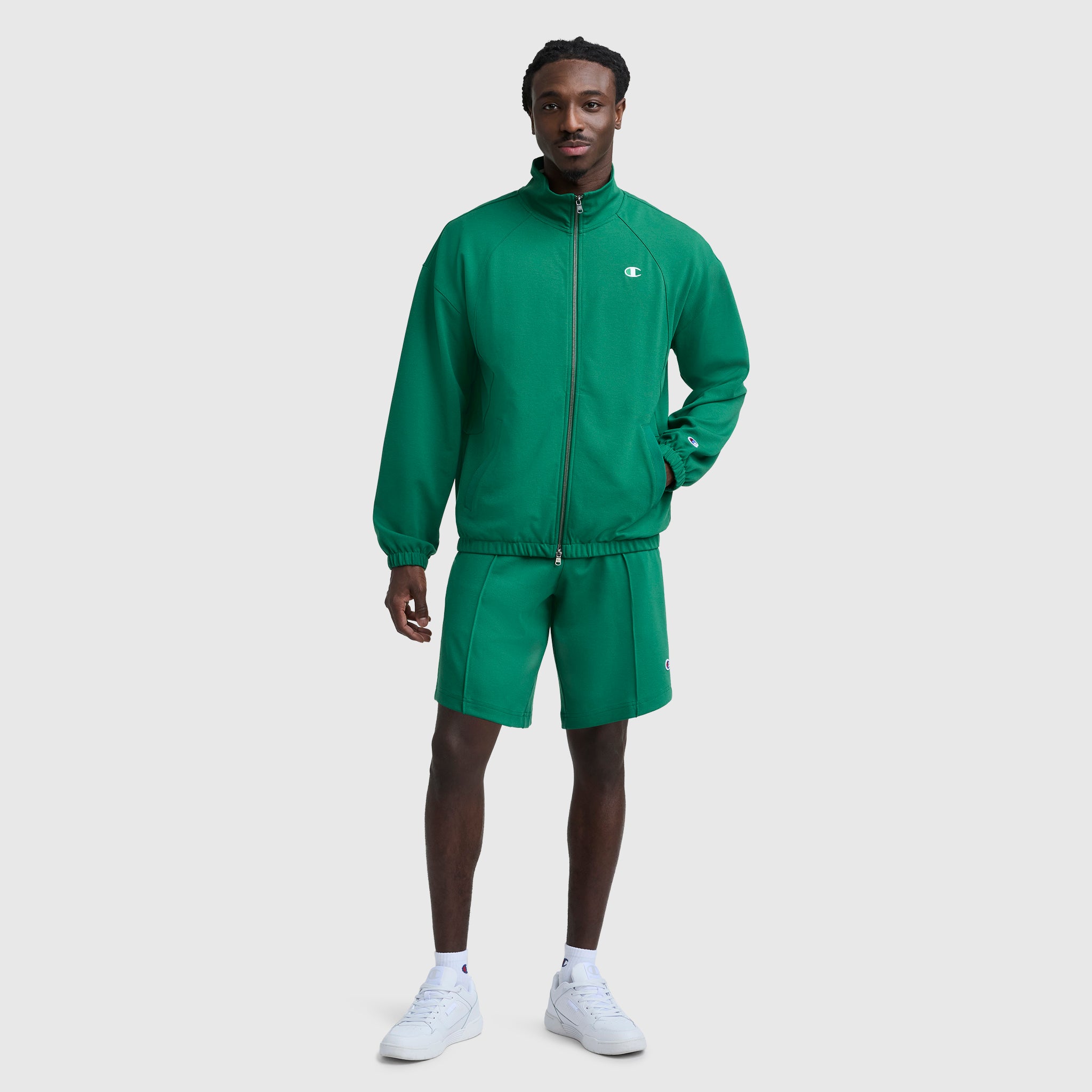 Gameday Full Zip Mock Neck. C Logo - Image 6
