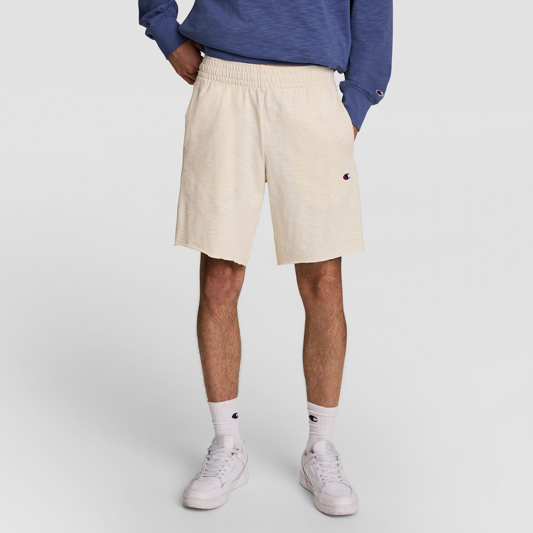 9 Modern Retro Washed Shorts. C Logo