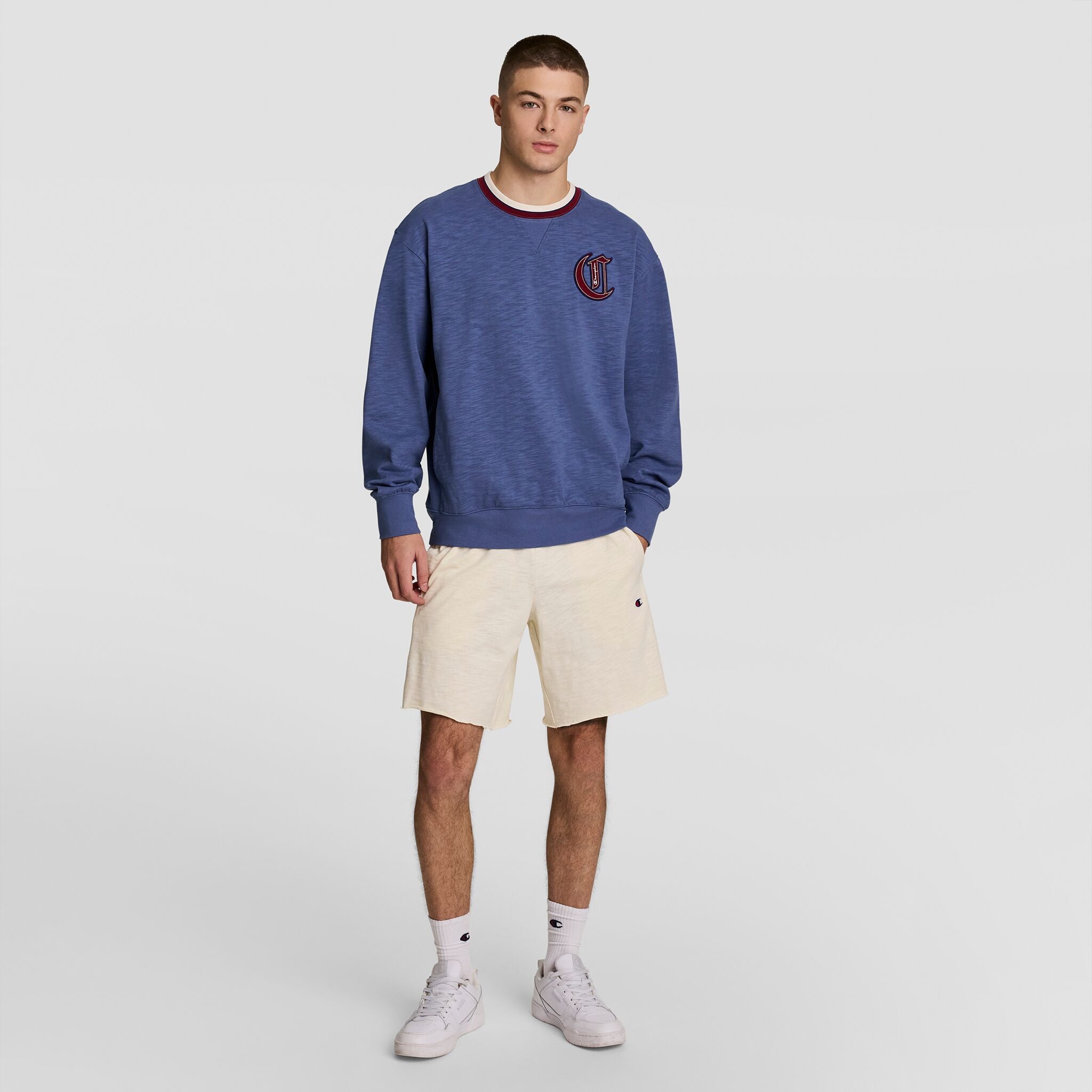 9 Modern Retro Washed Shorts. C Logo - Image 4