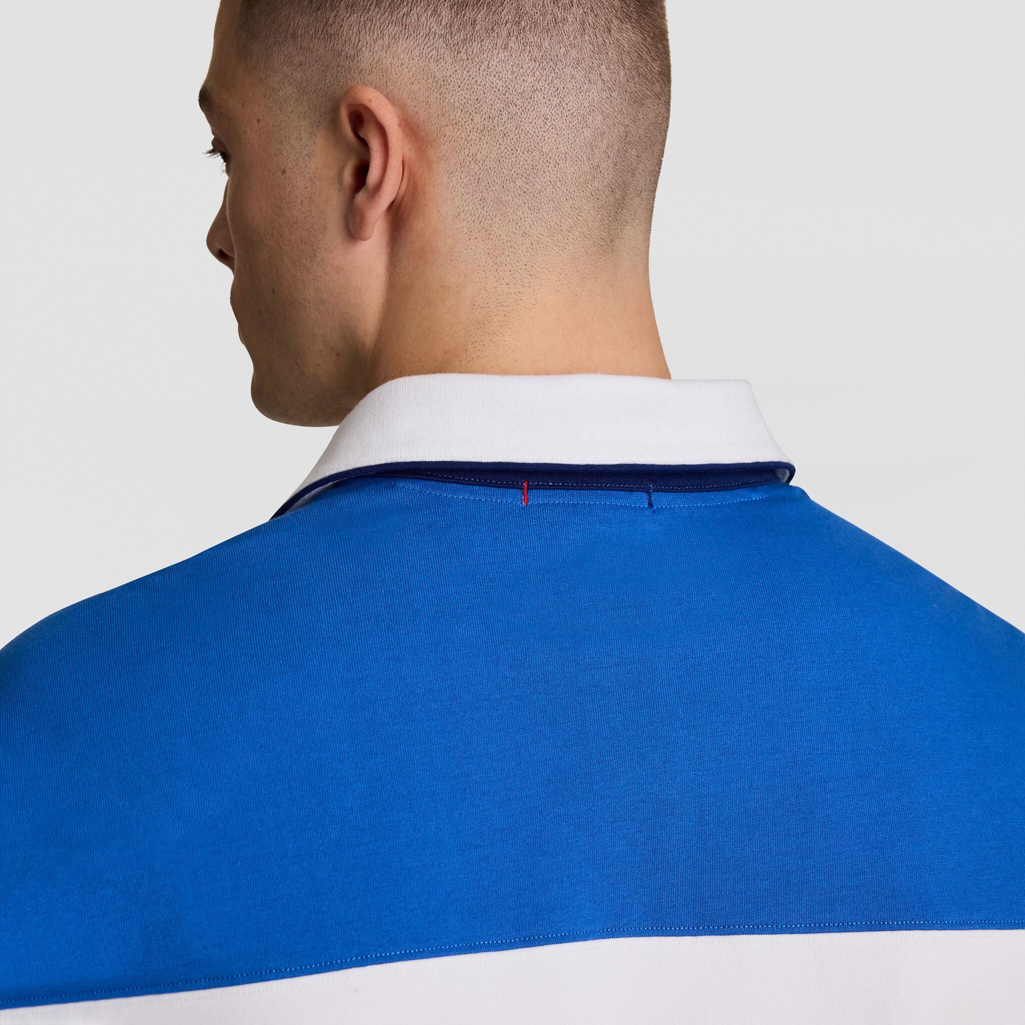 Gridiron Blocked Long Sleeve Rugby. Script Logo - Image 3