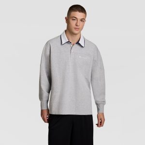 Gridiron Long Sleeve Rugby. Script Logo