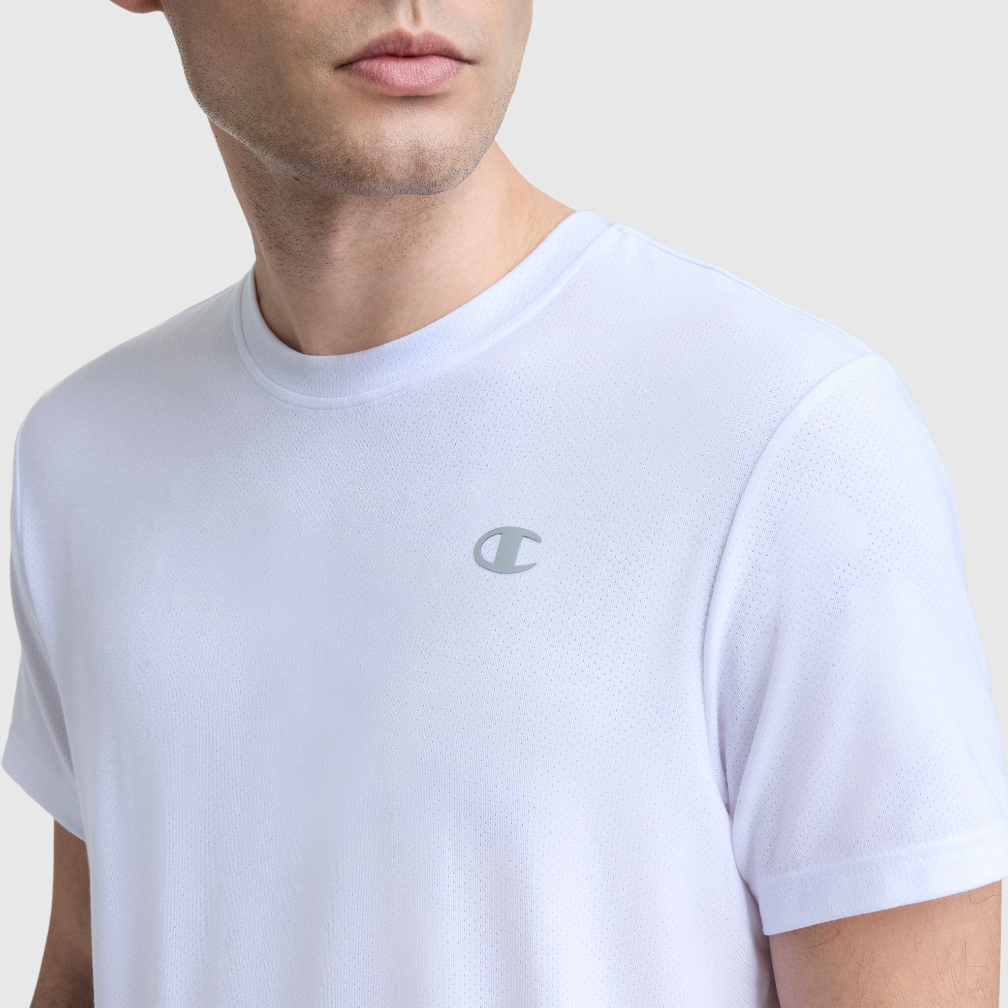 Sport Crewneck T-Shirt. Script Logo - Image 4