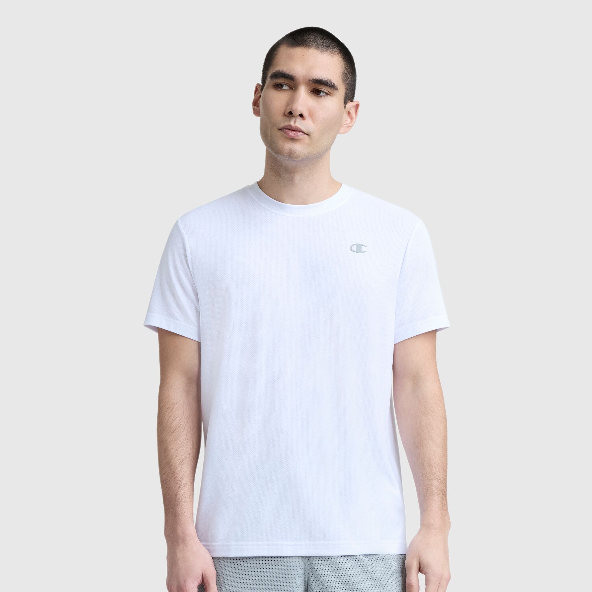 Sport Crewneck T-Shirt. Script Logo