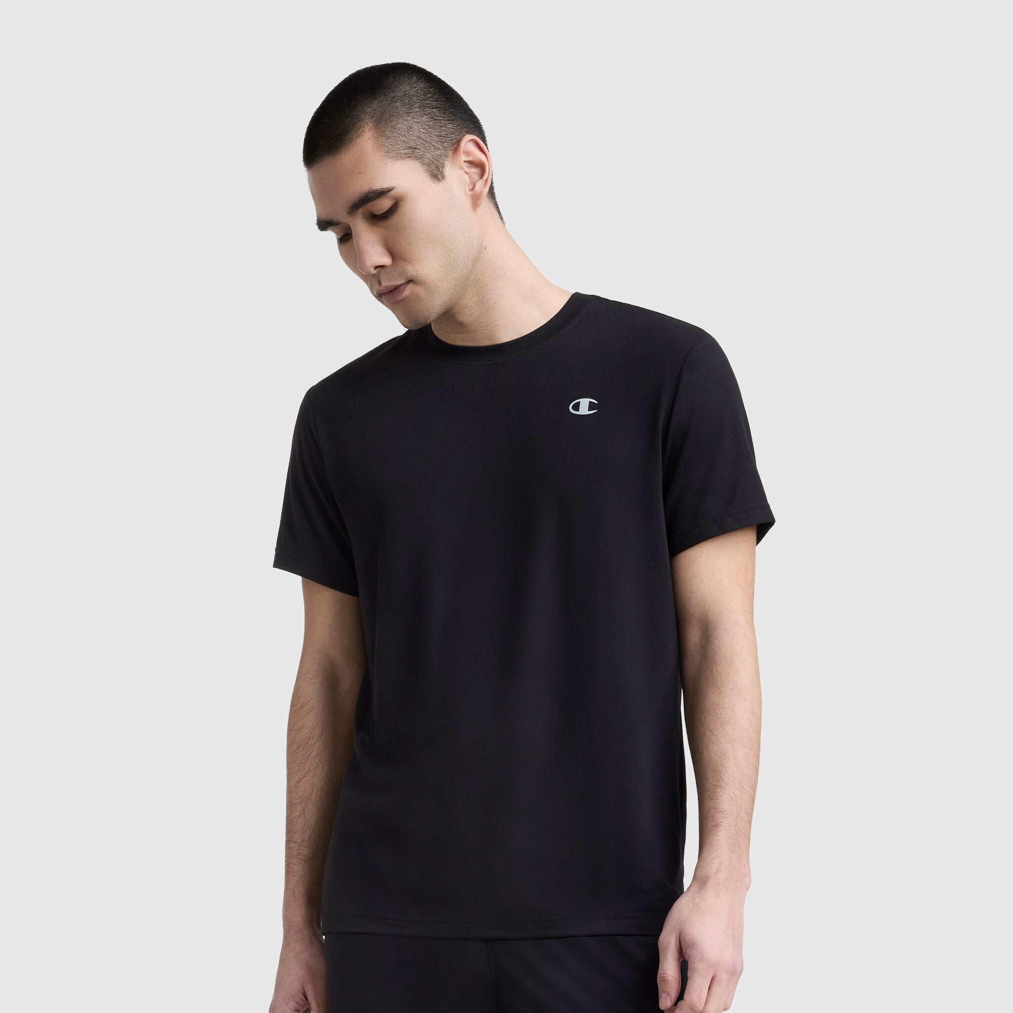 Sport Crewneck T-Shirt. Script Logo