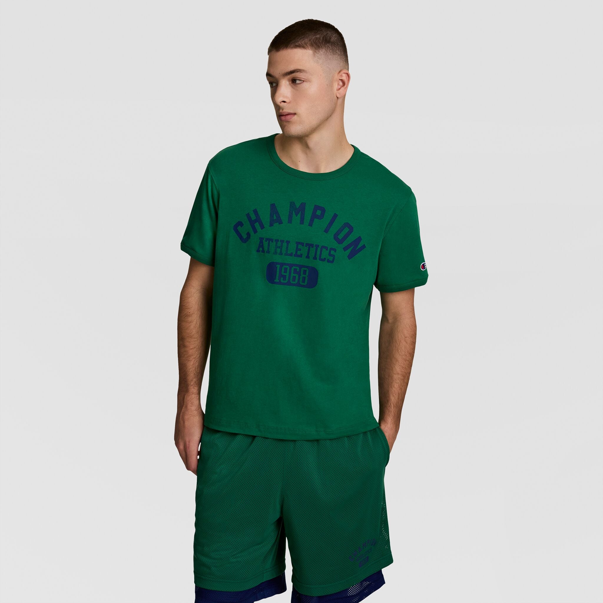Gridiron Reversible T-Shirt. C Logo