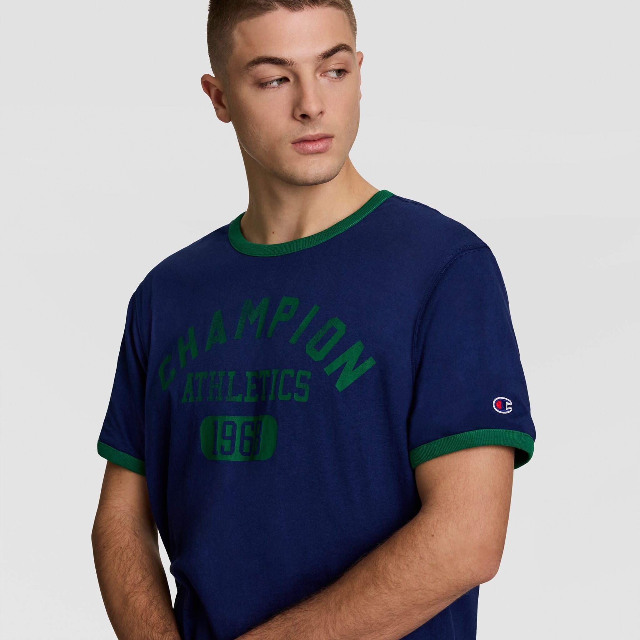 Gridiron Reversible T-Shirt. C Logo - Image 2