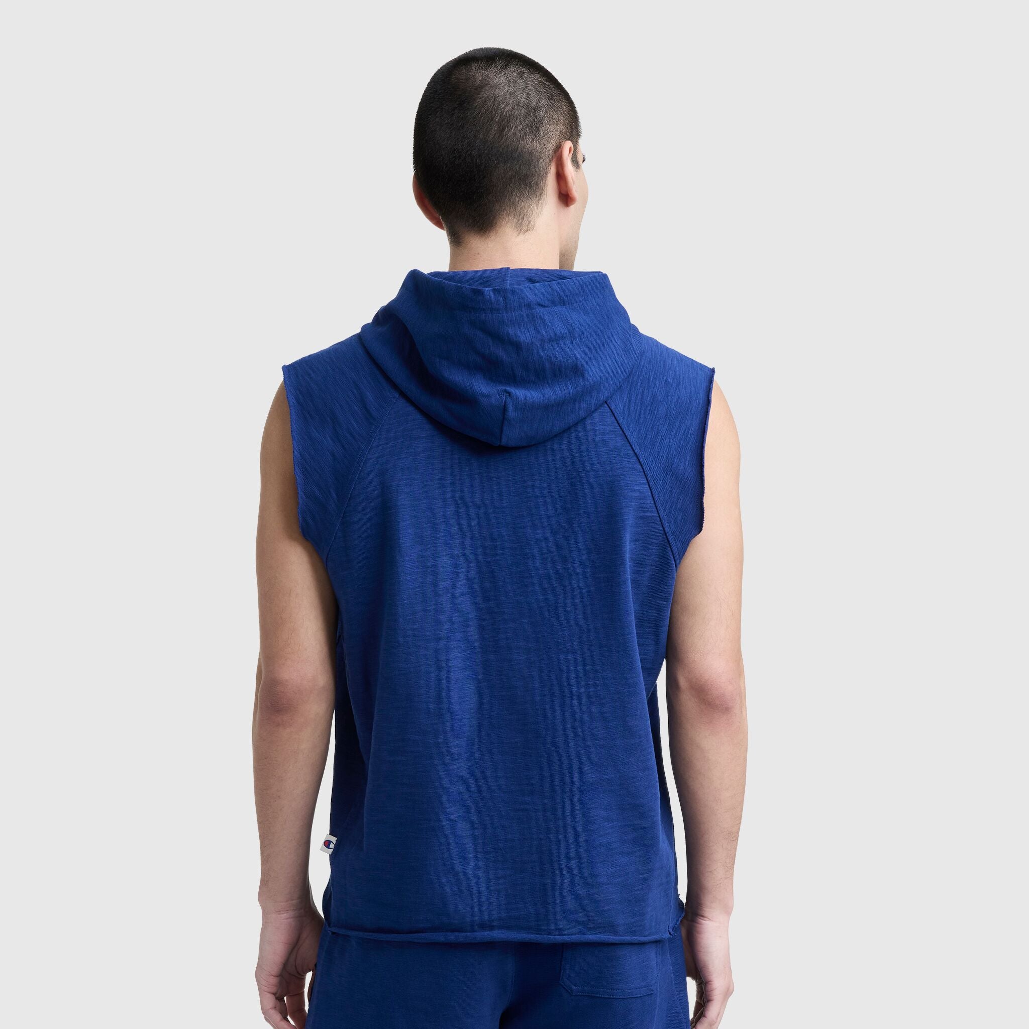 Modern Retro Washed Sleeveless Hoodie. C Logo - Image 3